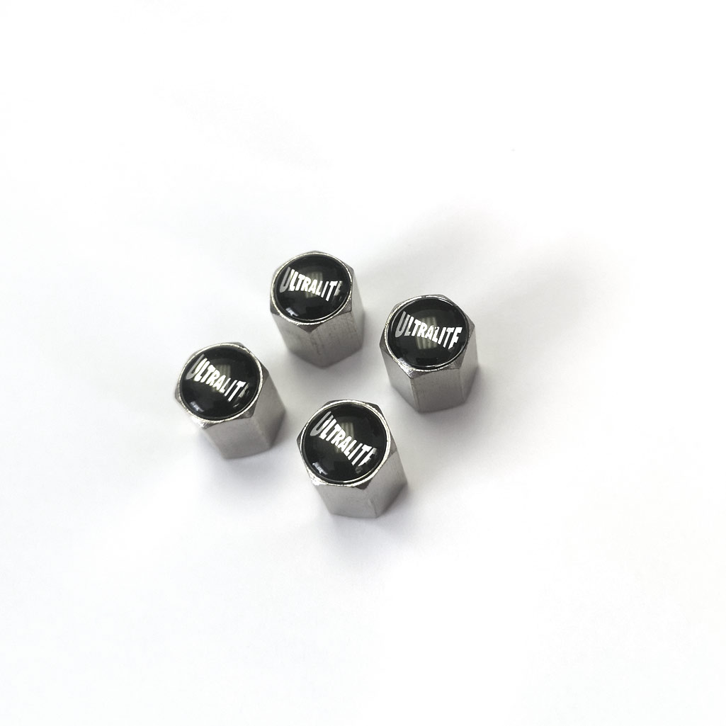 STAINLESS STEEL VALVE CAPS - ULTRALITE LOGO / SP271UL