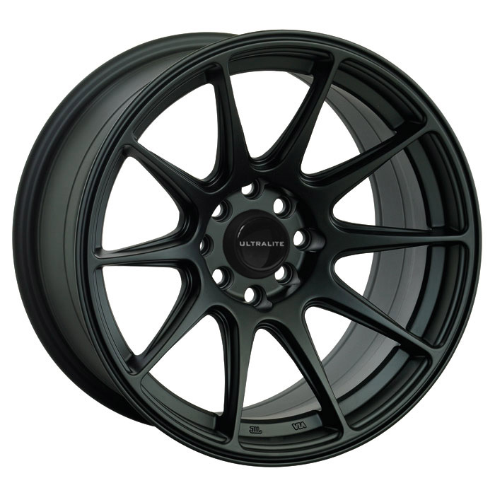 ULTRALITE UL11 -  16 x 8  INCH - ET25 - 100+108 x 4 PCD BLACK MATT / UL11-1680-1FB