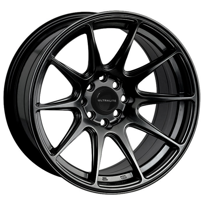 ULTRALITE UL11 -  15 x 8  INCH - ET0 - 100+108 x 4 PCD GLOSS BLACK / UL11-1580-1GB