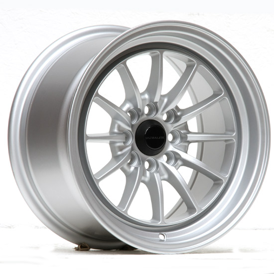 ULTRALITE UL12 - 15 x 8.25 INCH - ET20 - 100+108x4 PCD - MATT SILVER / UL12-1582-2FS