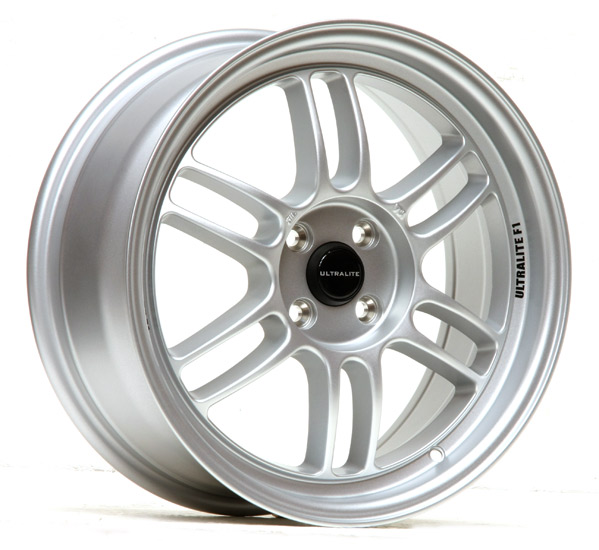 ULTRALITE F1 17x7.5 INCH - ET42 - 4x100 PCD - MATT SILVER / ULF1-1775-1FS