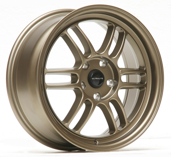 ULTRALITE F1 17x7.5 INCH - ET42 - 4x100 PCD - FLAT MATT BRONZE / ULF1-1775-1BZ