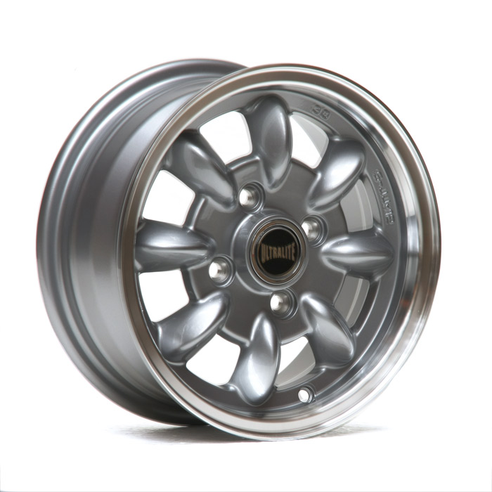 ULTRALITE MINI WHEELS 12x5J - ET30 - 4 X 101.6 PCD - GUN METAL POLISH RIM / ULML1GM