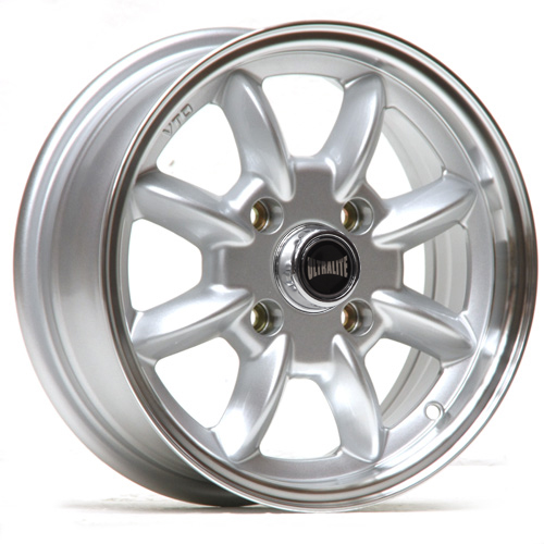 ULTRALITE MGB GT WHEEL - 15  X  6 INCH - 4x 114.3 PCD ET3 - SILVER POLISHED RIM / ULML581-4GP3LS