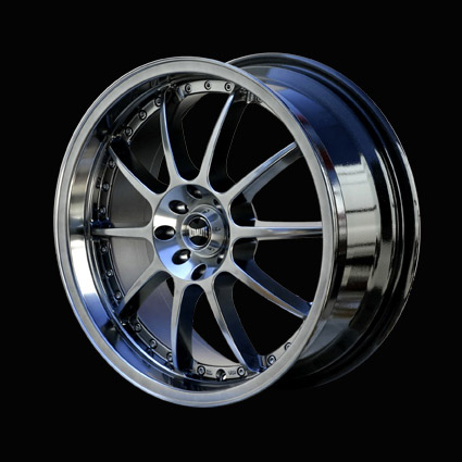 ULTRALITE SPEC 17x7 INCH - ET42 - 4x100+108 PCD - CHROME BLACK / ULSPE-1770-3CB