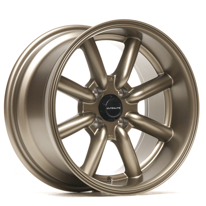 ULTRALITE TB - 15x8 INCH - ET0 - 100x4 PCD -  FLAT MATT BRONZE / ULTB-1580-1BZ